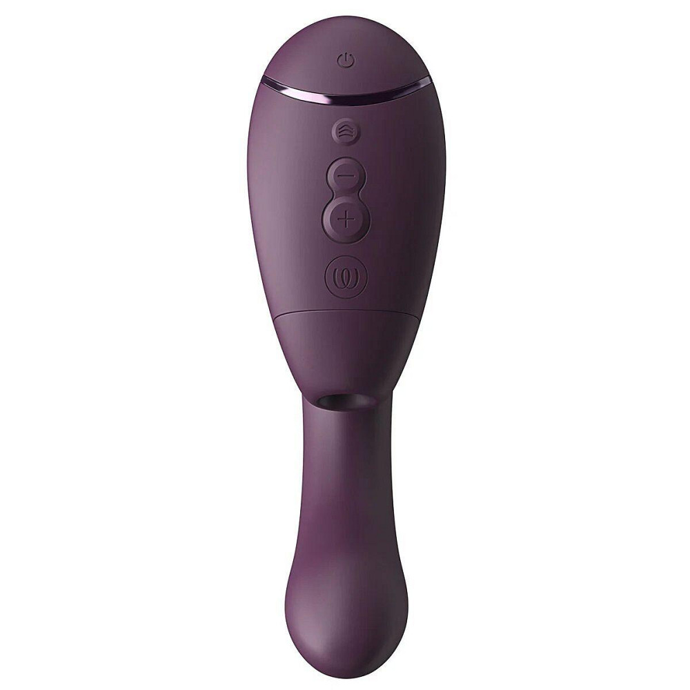 Двойной вакуумный клиторальный стимулятор с вибрацией Womanizer Next Duo - Dark Purple Sex Aura Киев - изображение 7