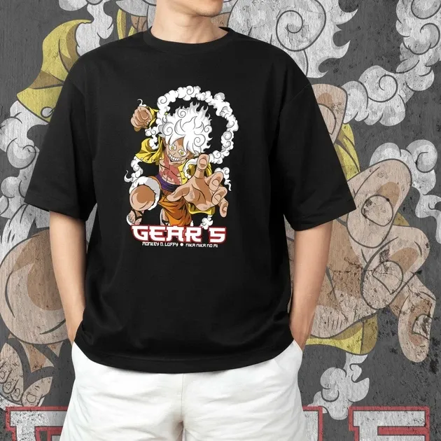 Футболка чоловіча з  принтом Ван Пис Niko Gear 5 Розмір 48 Anime0186 Дніпро - фото 4