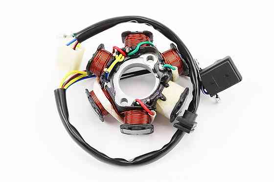 Статор магнето (генератора) (6 котушок роз'єм "мама 4+1") Київ