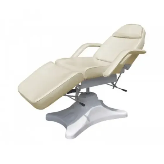 Гидравлическая косметологическая кушетка 234 с вращением 360° Бежевый Киев