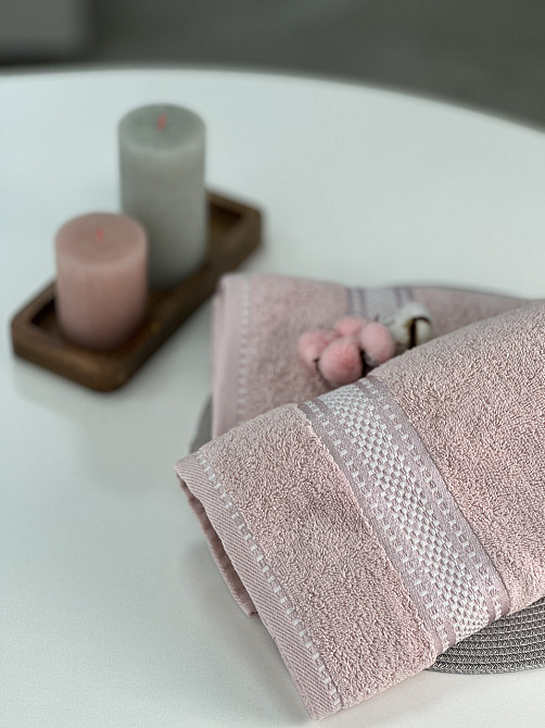 Махровое полотенце Ideal Textile 70х140 светло-розовое Черновцы - изображение 8