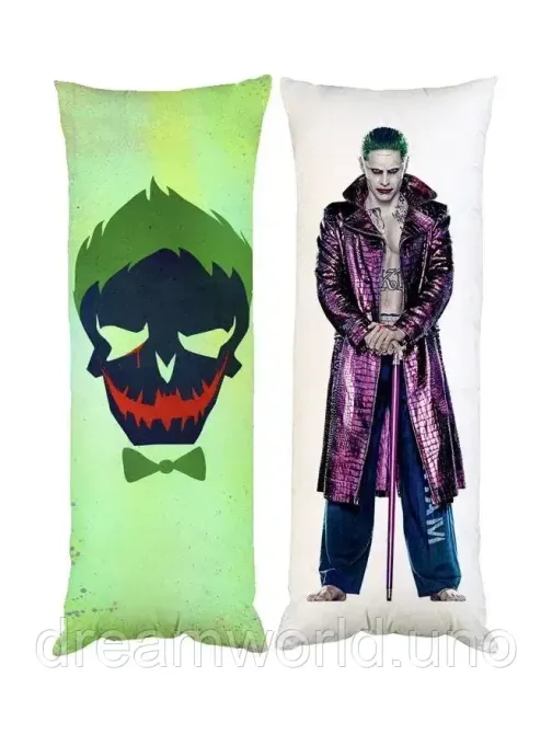 Подушка дакімакура Джокер DC декоративна подушка для обіймання 40х120 Харків - фото 1