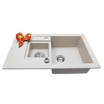 Мийка кухонна Perfelli PIERRA PGP 536-78 LIGHT BEIGE Вінниця - фото 3