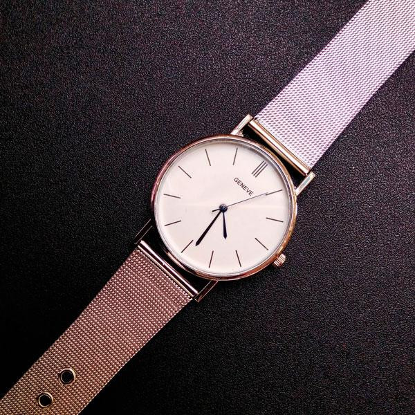 Годинник жіночий наручний Geneva Steel Silver Miss Flower (2 ремінці) Київ - фото 11