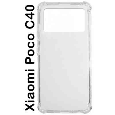 Чохол до мобільного телефона BeCover Anti-Shock Poco C40 Clear (707890) Вінниця