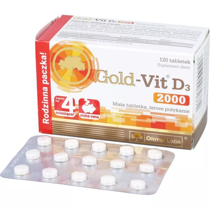 Gold Vit D3 2000 120 tabl Луцьк - фото 1