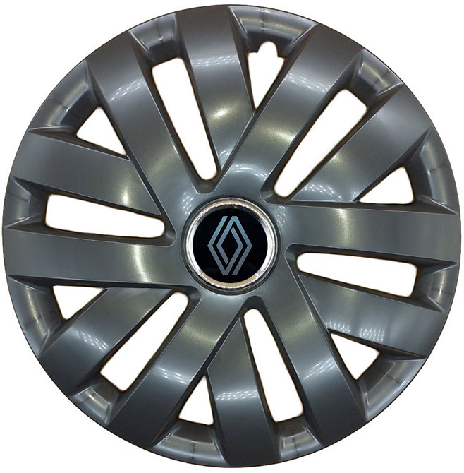 Автомобільні модельні ковпаки R15 SJS Renault NEW 315 4шт, чорні Вінниця - фото 1
