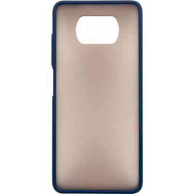 Чохол до мобільного телефона Dengos Matt POCO X3, blue (DG-TPU-MATT-69) Вінниця