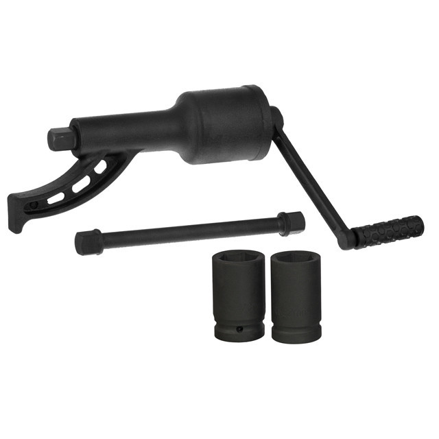 Ключ балонний роторний для вантажних авто, 340 мм, передавальне відношення 1:78, макс. крутний момент 7000 Nm, головки 32, 33 мм, Київ - фото 1