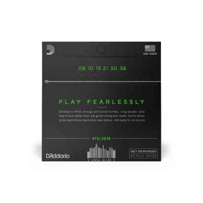 Струны для гитары D'Addario NYXL Electric Extra Super Light (08-38) (NYXL0838) Винница