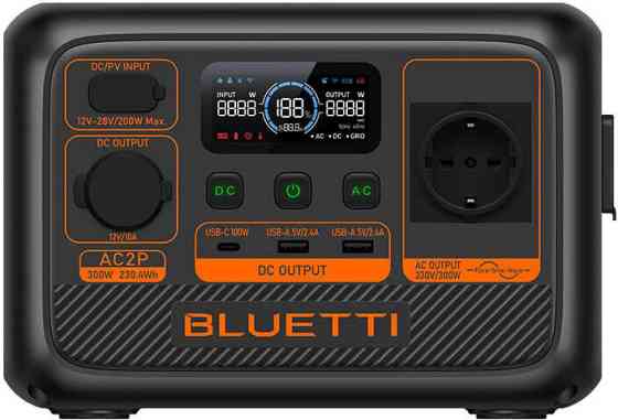 Зарядна станція Bluetti AC2P 300 Вт / 230.4 Вт| год (AC2P) Чернігів