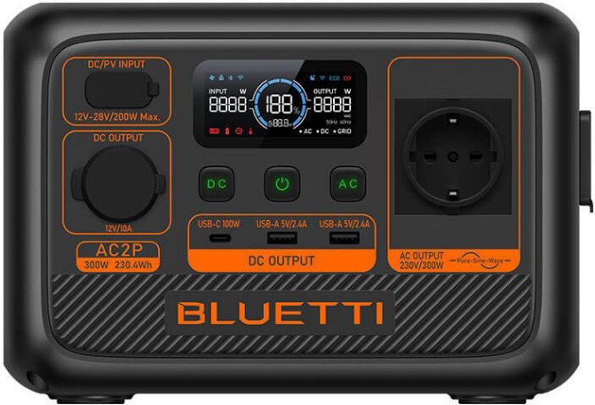 Зарядна станція Bluetti AC2P 300 Вт / 230.4 Вт| год (AC2P) Чернігів - фото 1