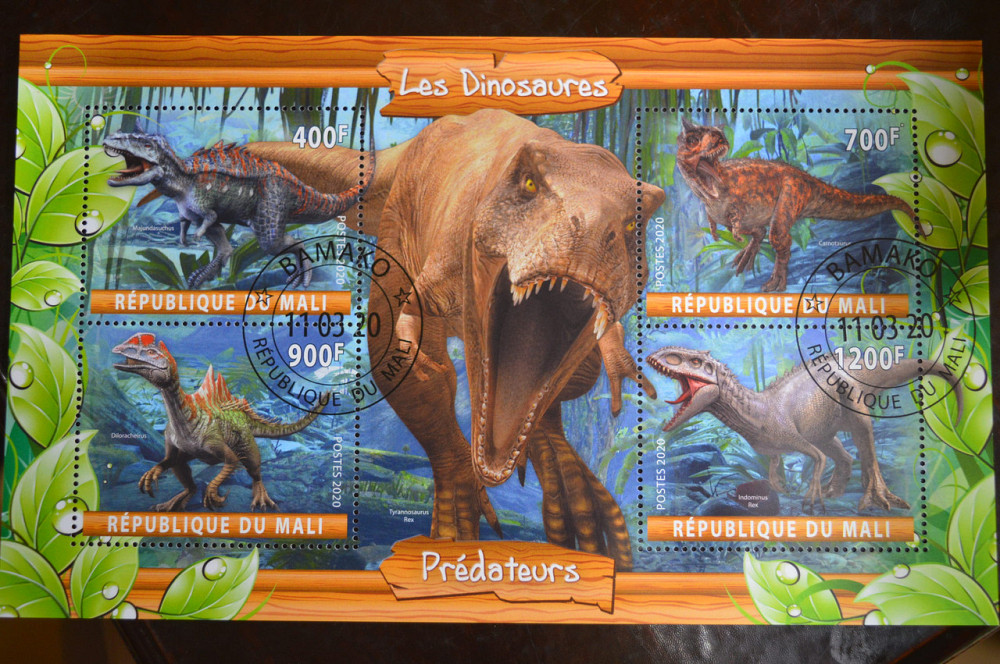 Мали. Марки. Фауна. Блок. 2020 год (В-2) Полтава - изображение 1