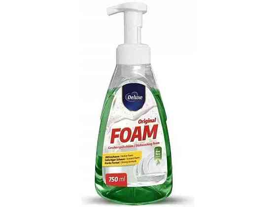 Піна для миття посуду 750мл Foam Original з екстрактом алое вера ТМ DELUXE Київ