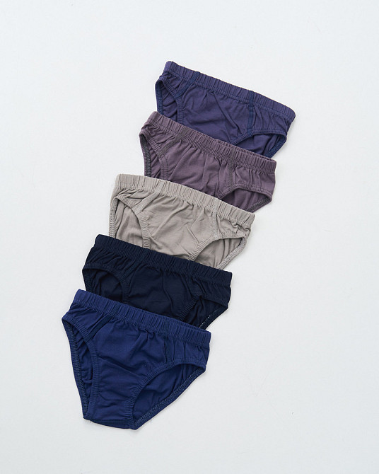 Подростковые трусы на мальчика - однотонный микс (5шт в уп) Nicoletta 41702 10-11 Киев - изображение 1