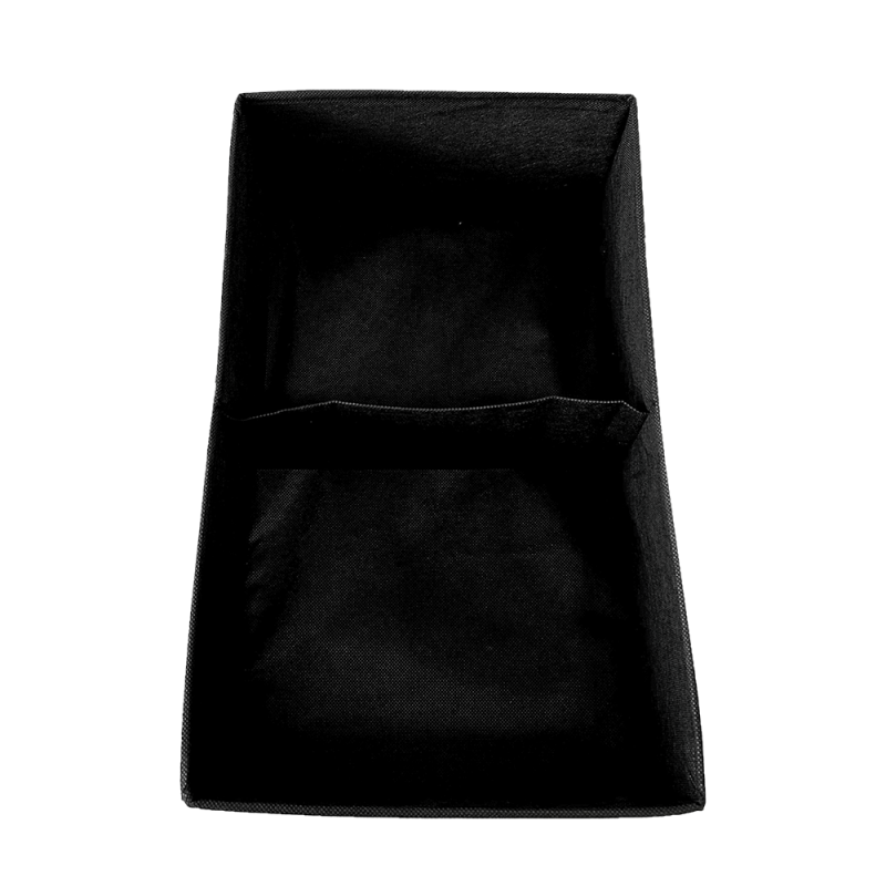 Кофр для вертикального хранения на два отдела HY-2V-black (Черный) Сумы - изображение 2