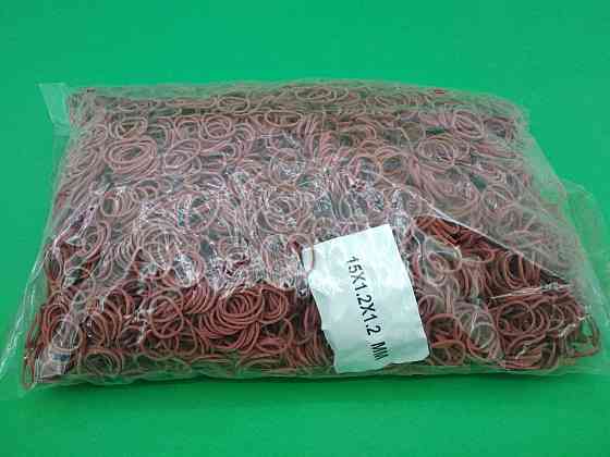 Резинки для упаковки зелени  №15 ( красная )*1,2мм  1 кг 