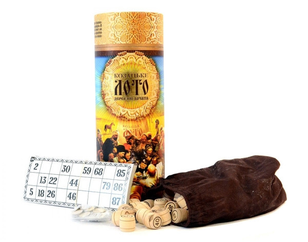 Настольная игра лото Козацкое 6080DT в тубусе Винница - изображение 1