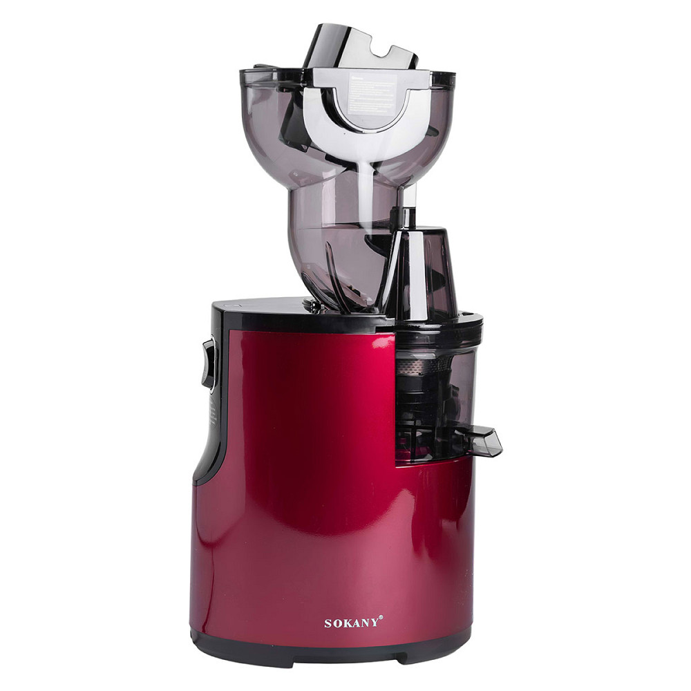 Соковижималка шнекова для томатів 300 Вт 2 швидкості Червоний Sokany JE-25 Коломия - фото 7