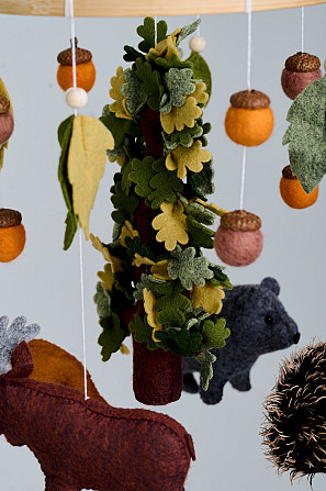 Музичний мобіль WoolyFox «Forest» з 35 мелодіями Київ - фото 8