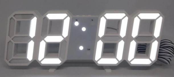 Електронні годинники VST-1089, 6803 + Температура / біле підсвічування Дніпро - фото 5