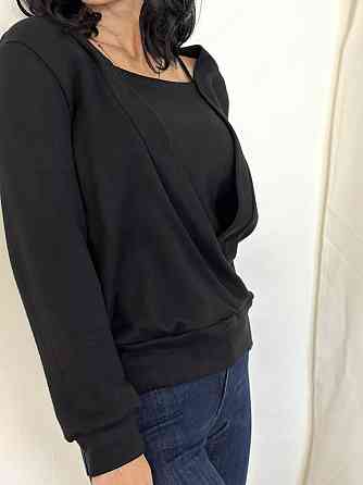 Демісезонна жіноча кофтинка "Alisia" оптом | Норма і батал | Розпродаж моделі Чорний, 42-44 Київ