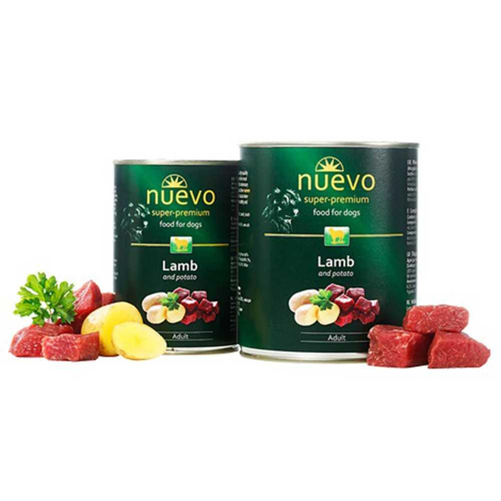Nuevo Adult (Нуево Еталт) вологий корм консерви для собак з ягням і картоплею 800 г х 6 шт. Запоріжжя - фото 2