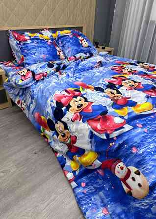 Комплект детского постельного белья Фланель, Koloco Полуторный 150х210 с разноцветным принтом (88-067) Киев