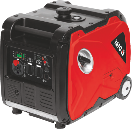 Генератор струму бензиновий інверторний YATO: P= 3.8 кВт, U= 230 В (AC) і 12 В 8,3А (DC), бак- 8.5 л Одесса