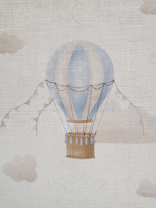 Обои винил на флизелине AS Creation Mia and Paul 0.53х10 детские воздушные шары тучки шарики голубые розовые Киев - изображение 3