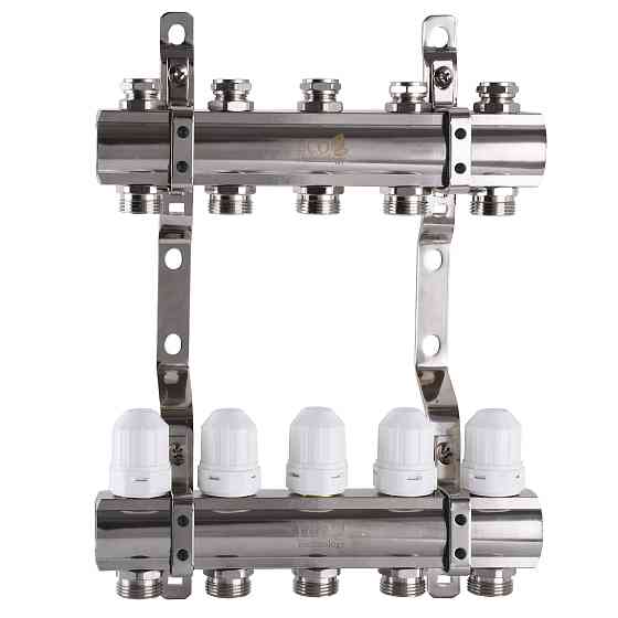 Колектор з регуляторами та кріпленням ECO 001С 1″x5 Тернопіль