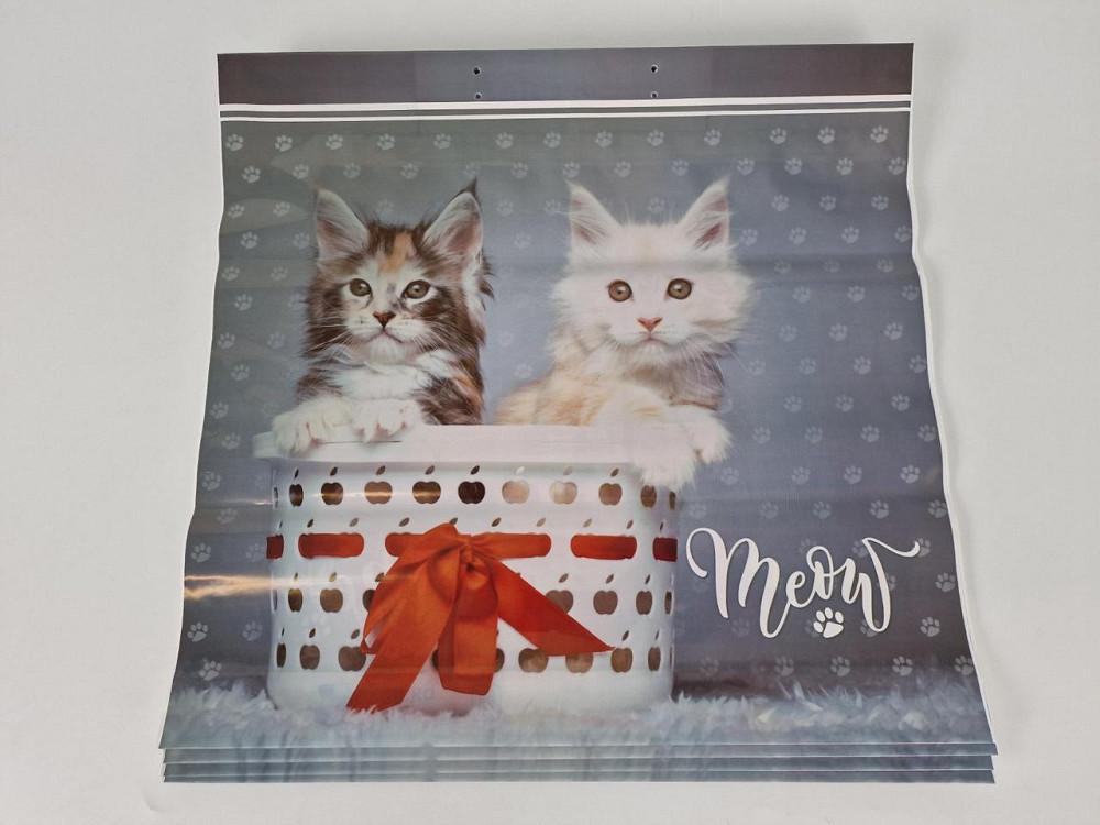 Пакет із пластиковою ручкою (36х37) "Коти Мау" (10 шт.) Харків - фото 1