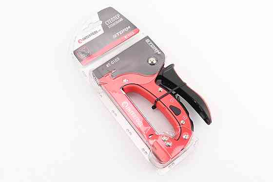 Степлер під скобу 11,3x0,7x4-14мм, гумова рукоятка RT-0103 Київ