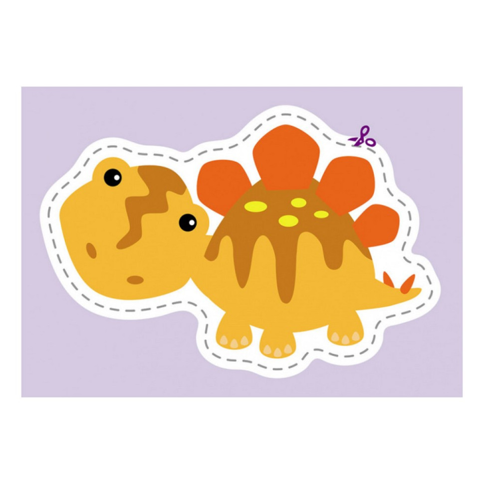 Вырезалки для самых маленьких. Забавные динозаврики КЕНГУРУ 1376002 от 3 лет Винница - изображение 4