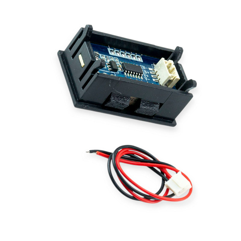 Вольтметр з дисплеєм врізний з проводом 12В МАРС великий Мукачево - фото 2