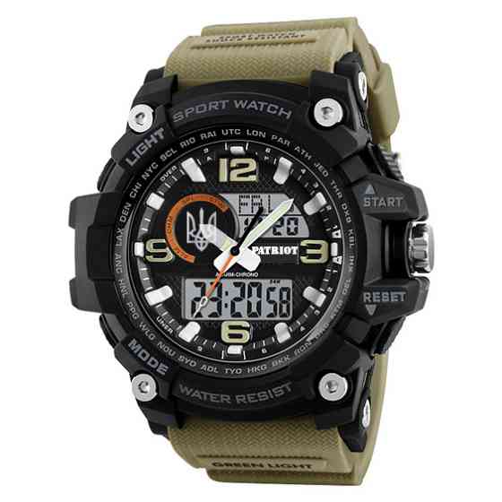 Patriot 012BKKHUASI Тризуб срібло Чорні з хакі. + Коробка SBR Київ