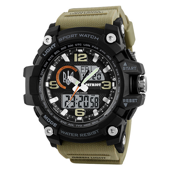 Patriot 012BKKHUASI Тризуб срібло Чорні з хакі. + Коробка SBR Киев - изображение 6