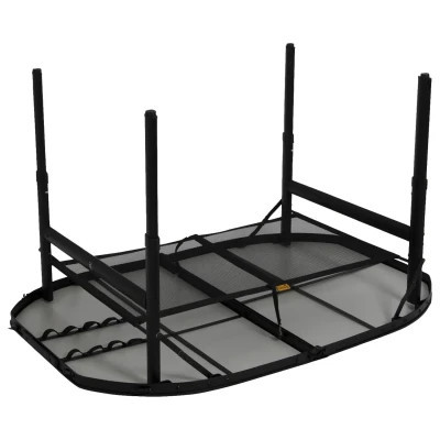 Туристичний стіл Bo-Camp Northgate Oval 120x80 cm Black/Grey (1404187) Вінниця - фото 2