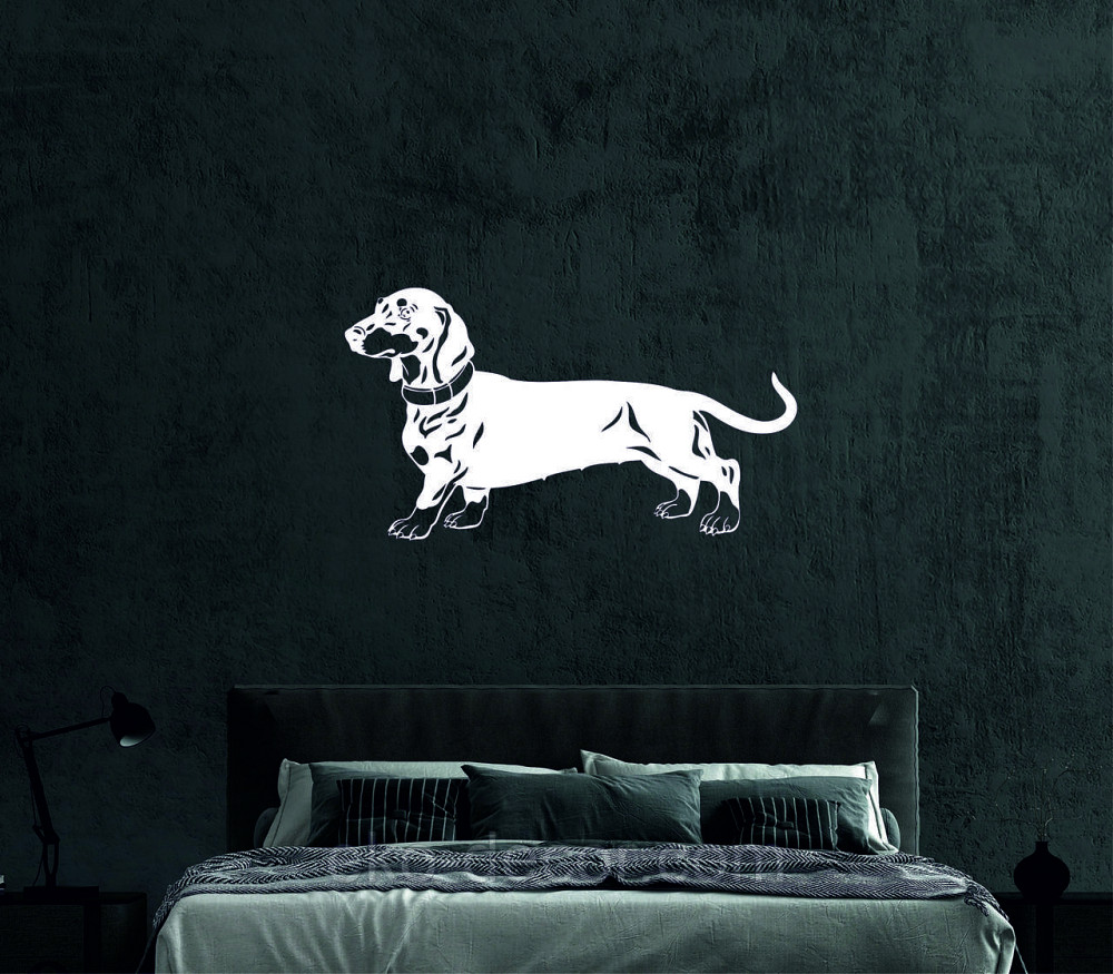 Декоративное настенное Панно «Такса», Декор на стену 110*62 см, Белый Киев - изображение 3