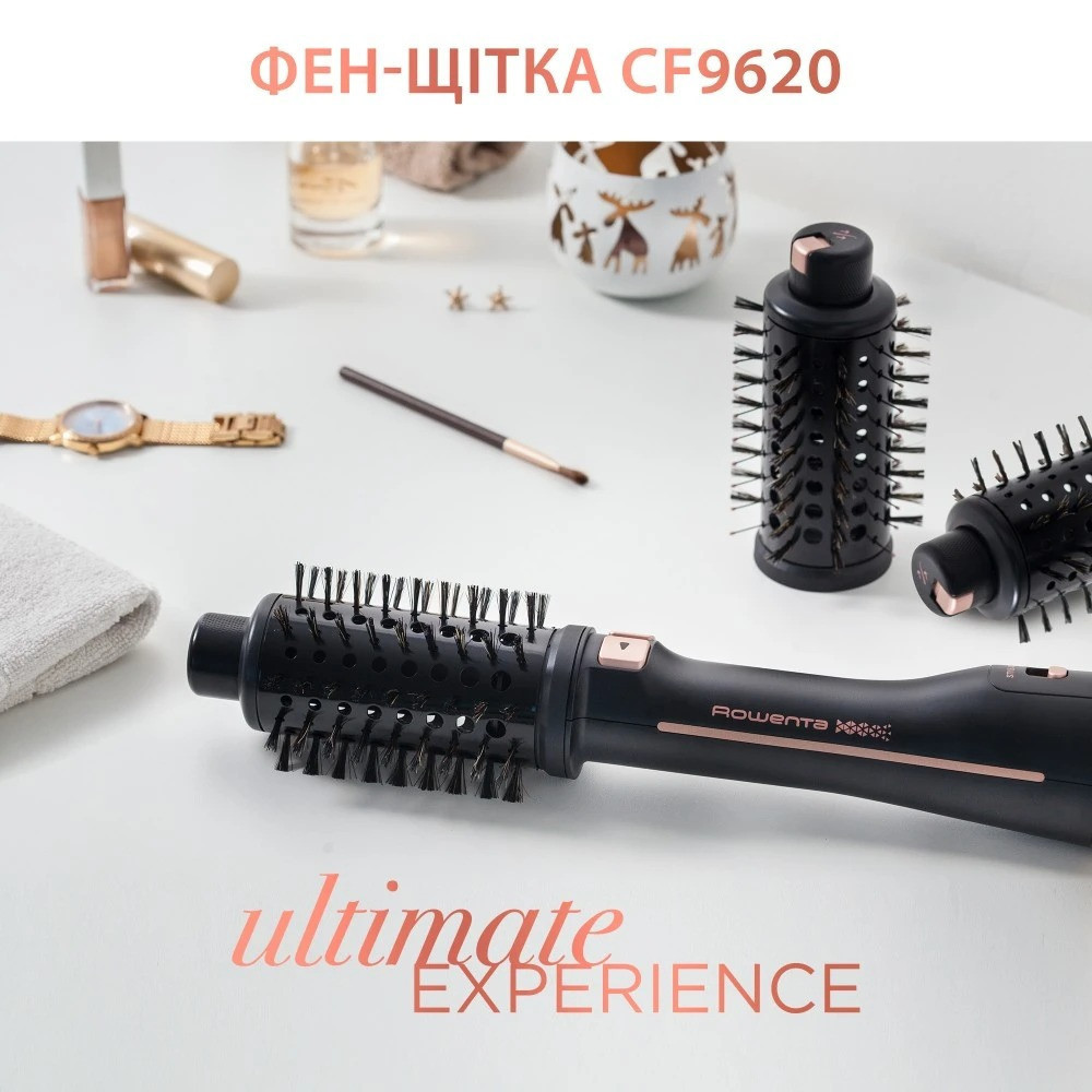 Фен-щітка Rowenta Ultimate Experience CF9620F0 Чорний Харків - фото 3