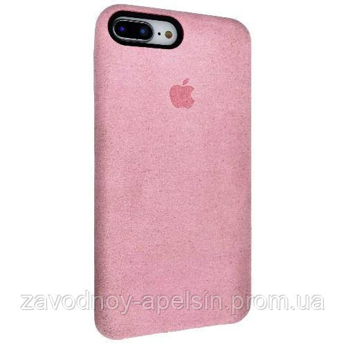 IPhone 7 8 Plus Кожанный чехол Alcantara (pink) Одесса - изображение 1