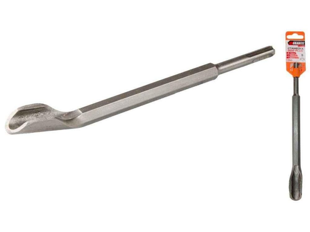 Стамеска-полукруглая SDS-PLUS 14х250мм 1-10-250 ТМ GRANITE Киев - изображение 1