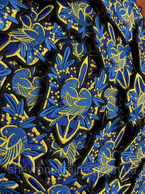 Шеврон Герб Украины (Форма контурная. На липучке) Размер 9x7см Киев - изображение 3