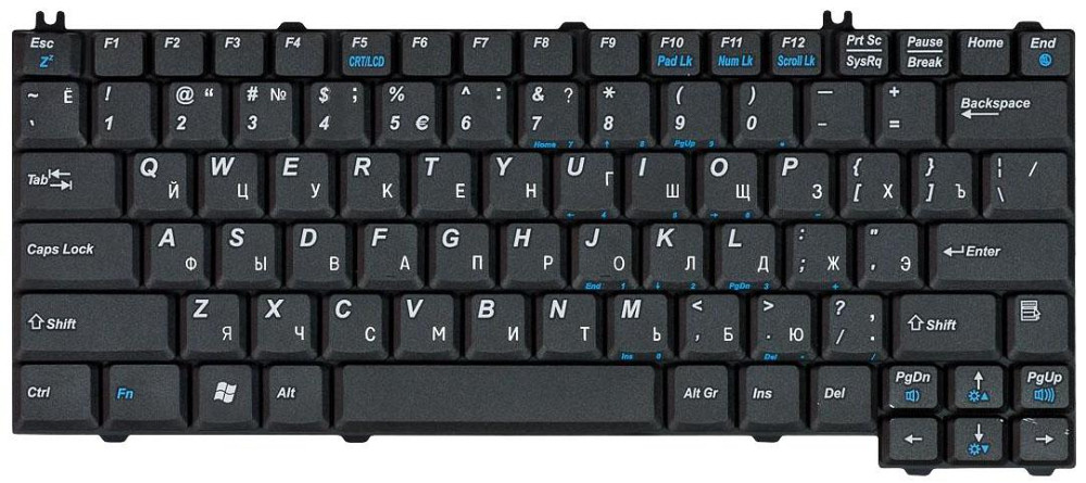 Клавиатура для ноутбука Acer TravelMate (290) Black, RU Вінниця - фото 2