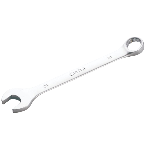 Ключ ріжково-накидний 21мм CrV СИЛА Житомир