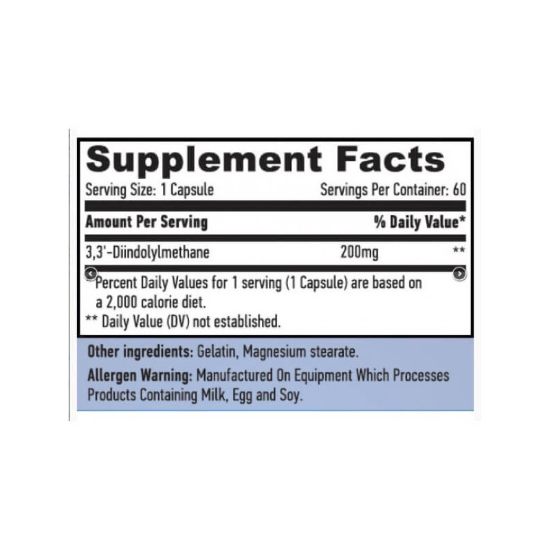 Дііндолілметан Haya Labs DIM 200 mg 60 Caps Луцьк - фото 3