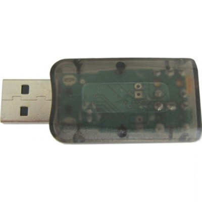 Звукова плата Dynamode USB 6(5.1) 3D RTL dark gray (USB-SOUNDCARD2.0 black) Вінниця - фото 2