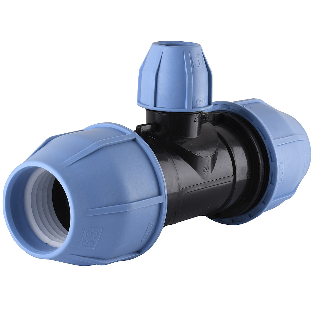 Трійник редукційний ПНД Vsplast 63*32*63  3004 Луцк - изображение 2