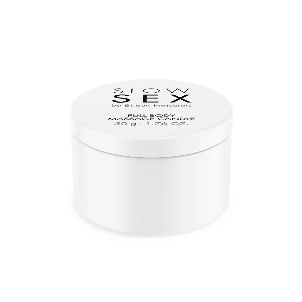 Массажная свеча с маслами, ароматная, Bijoux Indiscrets Massage Candle Slow Sex, 50 мл Sex Aura Киев - изображение 1