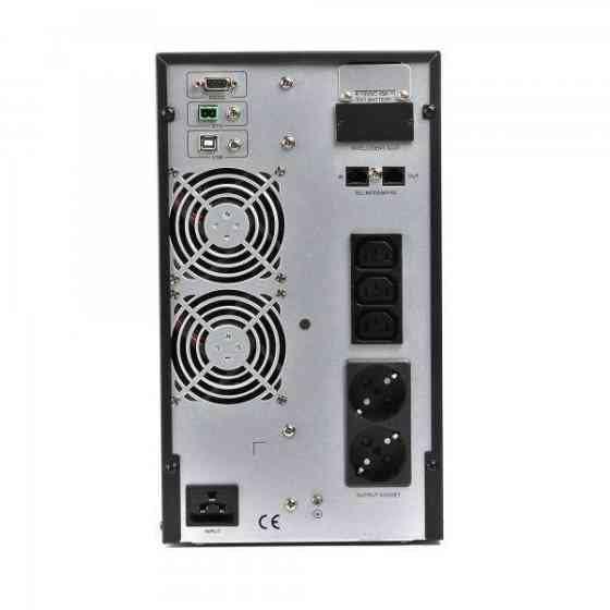 ДБЖ EnerGenie EG-UPSO-3000 3000VA, On-line, 3xIEC+2xSchuko, метал ( Чорний ) Харьков